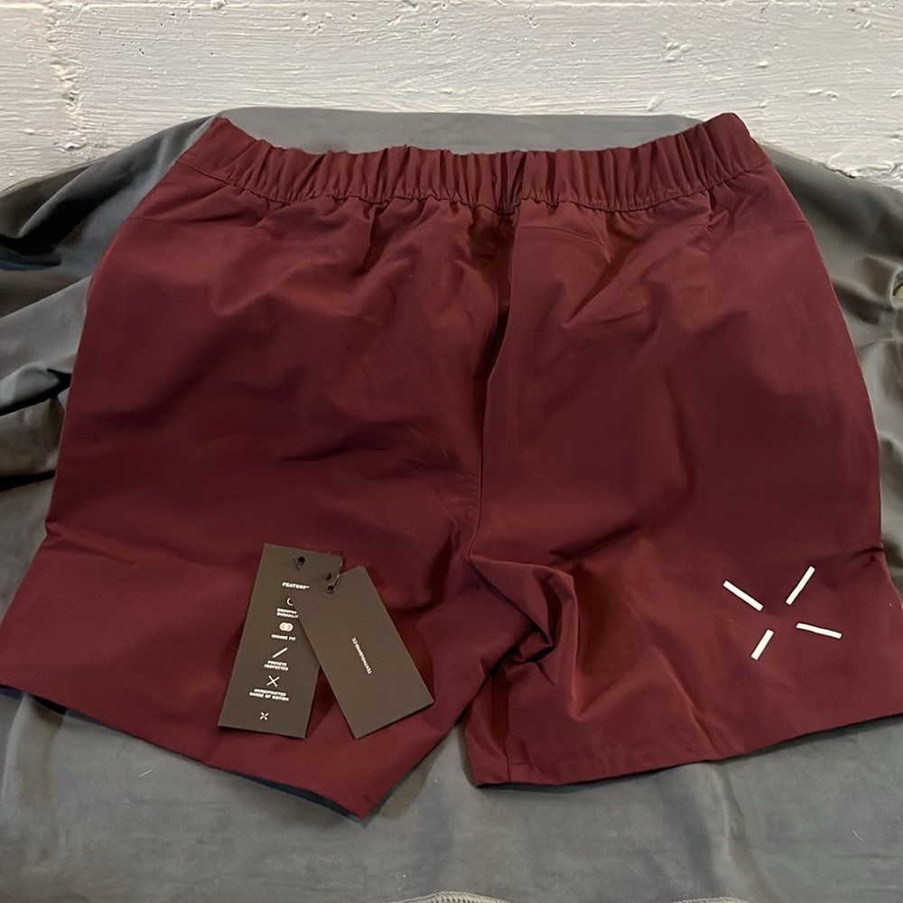 Ten Thousand - Foundation Short Maroon - Lined 7”